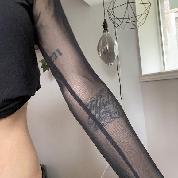 See-Through Long Sleeve Top - Picture 5 of 10